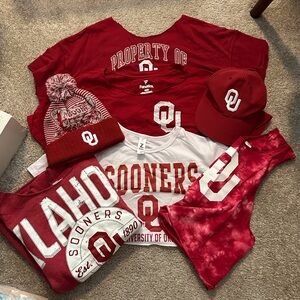 University of Oklahoma merch bundle ❤️🤍